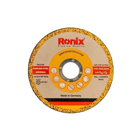 سنگ برش استیل 115 میلی‌متری آلمانی رونیکس RH-3743