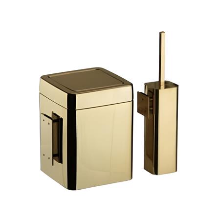 سطل و برس توالت دیواری اسمارت 866W/GO
