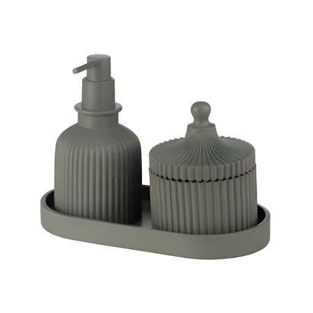 ست اکسسوری 3 تکه رزین اسمارت AD-280C/Gray