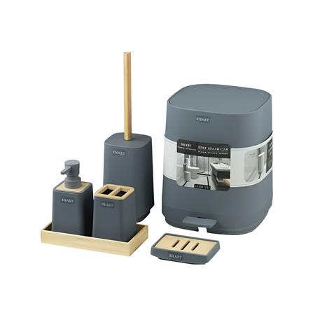 ست اکسسوری سرویس بهداشتی 6 تکه اسمارت Veniz/Gray