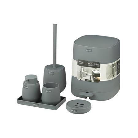 ست اکسسوری سرویس بهداشتی 6 تکه اسمارت Alvin/Gray