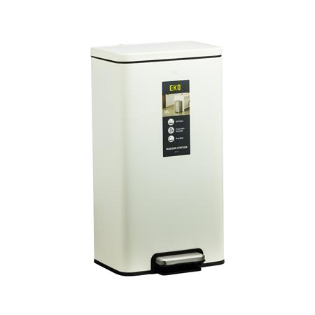 سطل مستطیلی مادیسون اکو E9361P-WH-30L