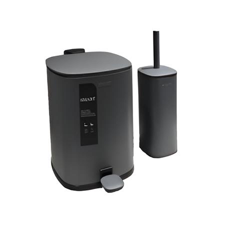 سطل و برس توالت ولانو اسمارت S1046/Grey